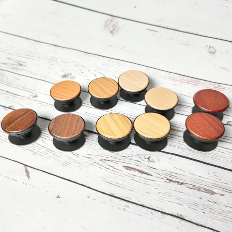 Wood Pop Socket Phone Stand - Yorkn Inc✅