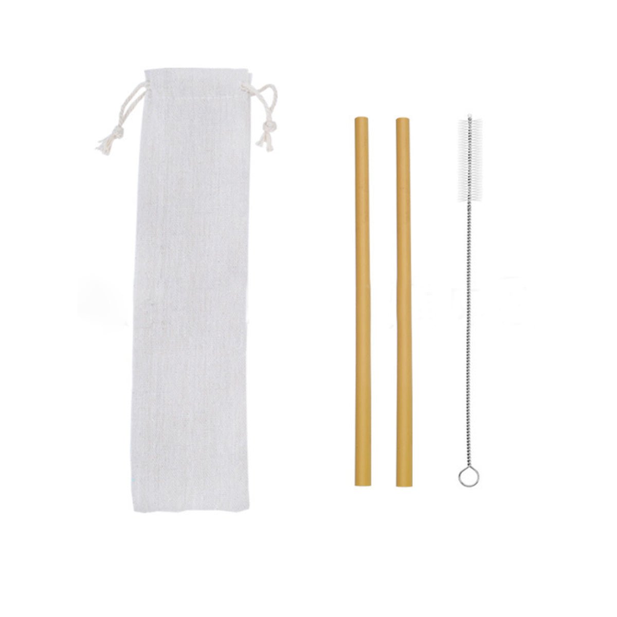 Wood Straw Set - Yorkn Inc✅