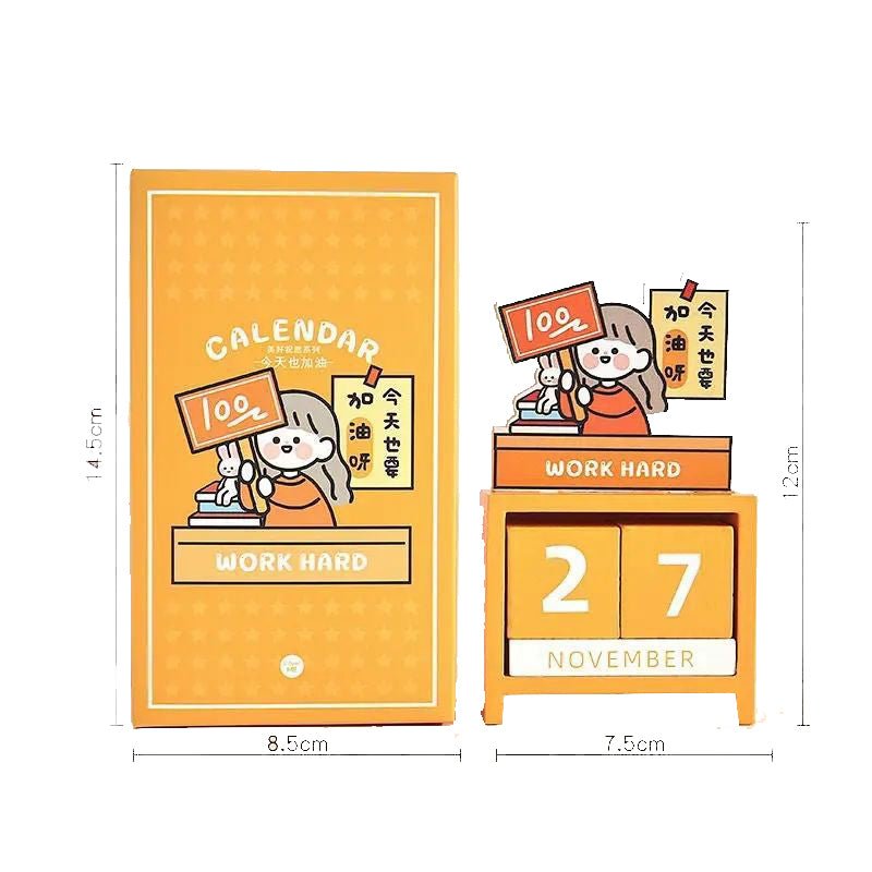 Wooden Calendar - Yorkn Inc✅