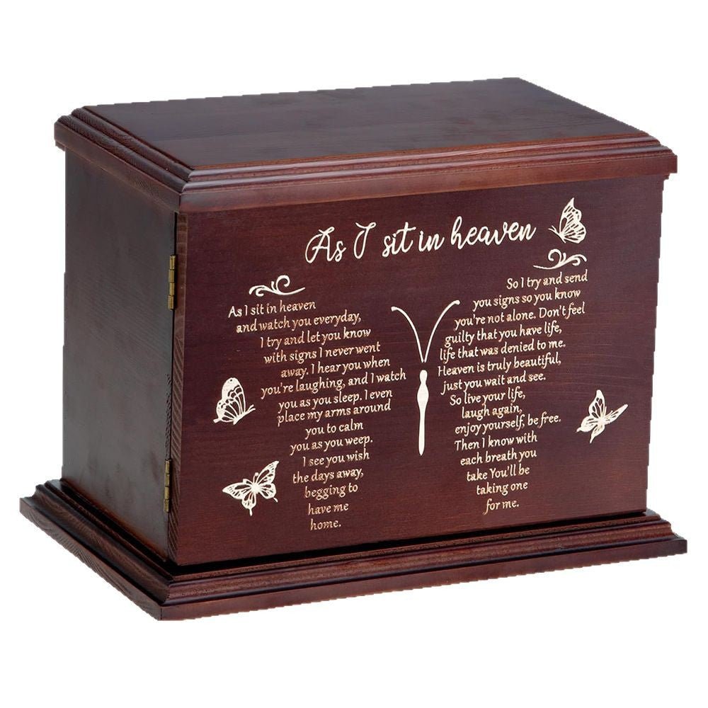 Wooden Cremation Urn - Yorkn Inc✅
