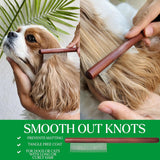 Wooden & Metal Pet Comb - Yorkn Inc✅