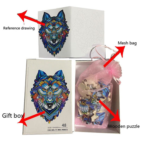 Wooden Puzzle - Yorkn Inc✅