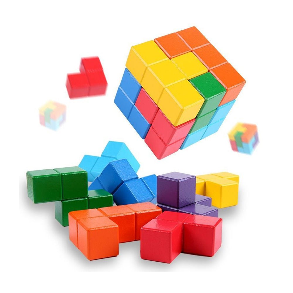 Wooden Puzzle Cube - Yorkn Inc✅