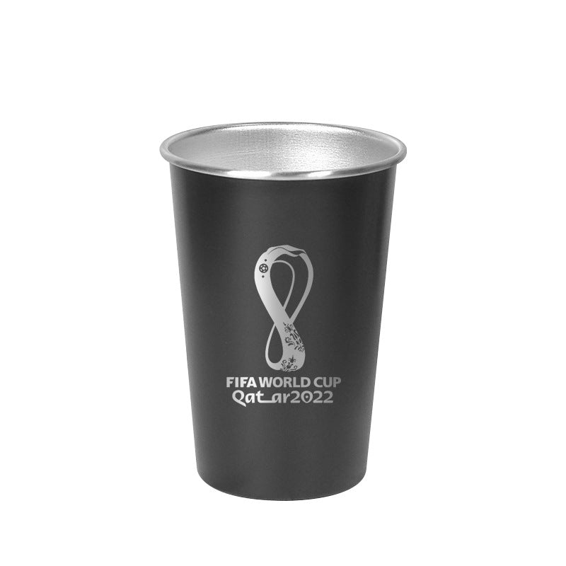 World Cup Cheer Stainless Steel Water Cup - Yorkn Inc✅