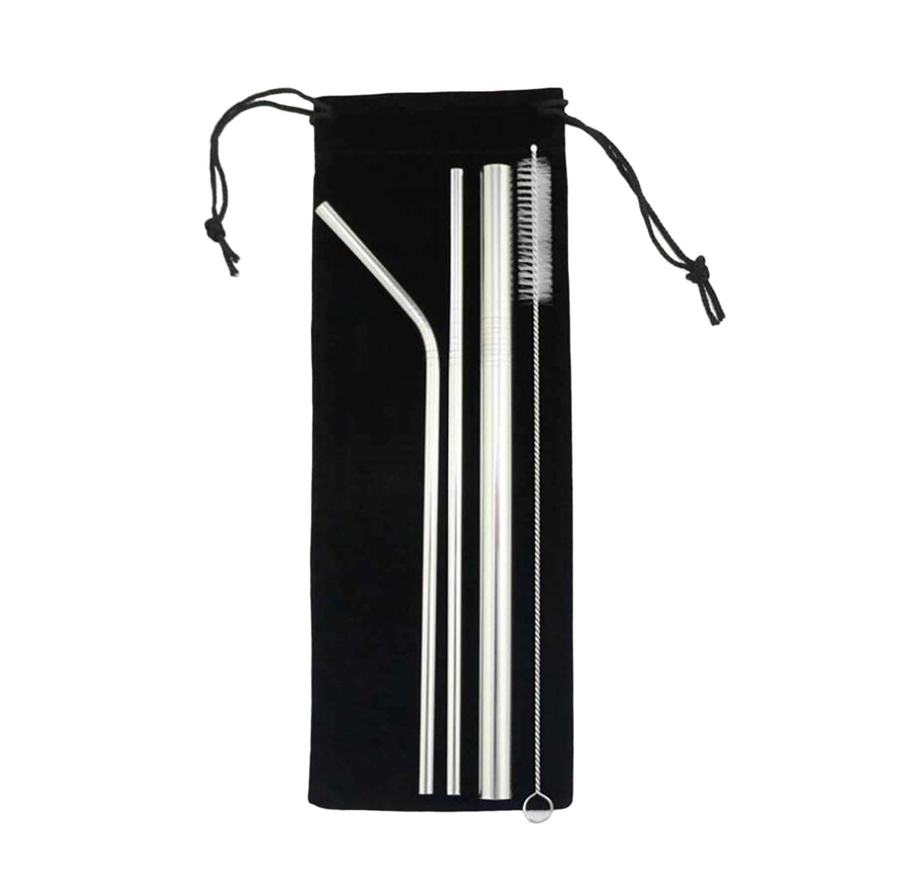 Stainless Straw And Brush Set