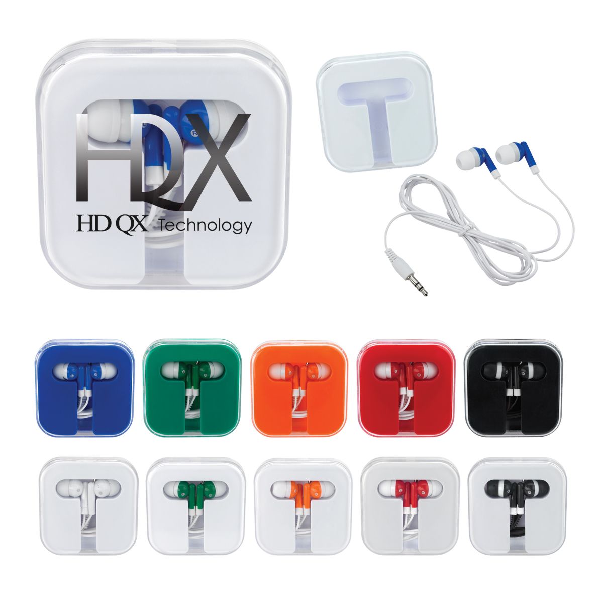 Square Ear Bud Case