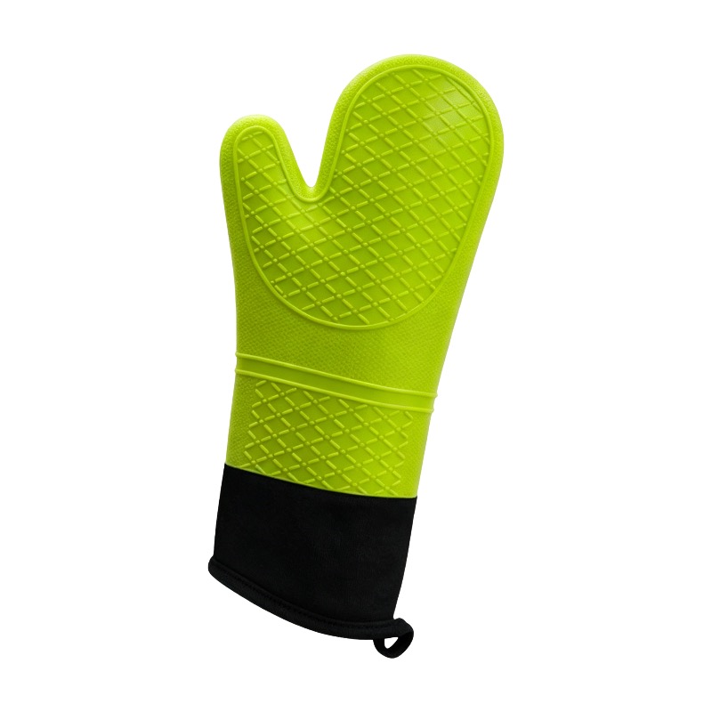 Ensemble de mitaines de four en silicone résistant à la chaleur