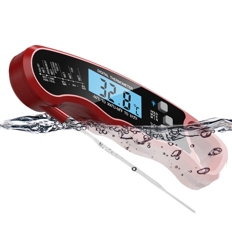 Thermomètre alimentaire étanche pliable