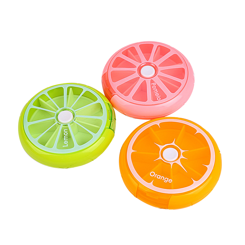 7 Days Round Tray Pill Box