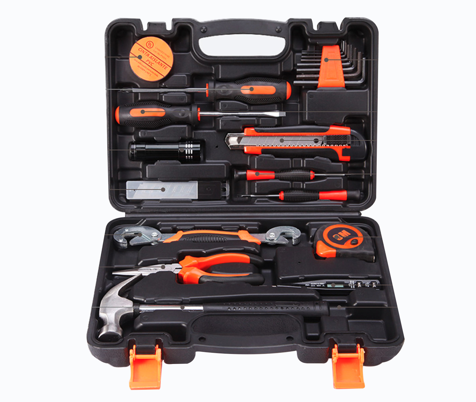 19 Pcs Tool Box