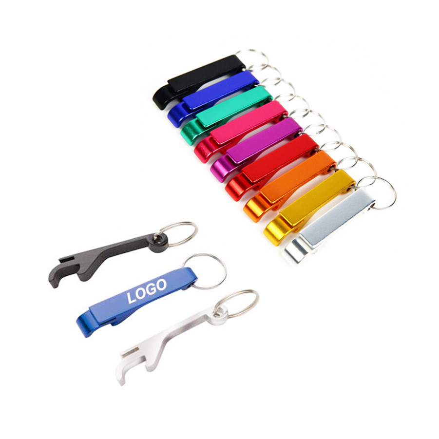 Ouvreur en aluminium avec porte-clés