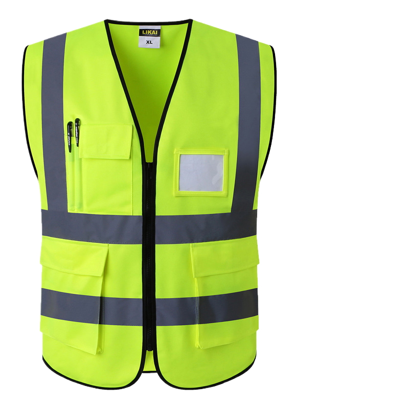 BeSeen Vest - High Visibility Safety Reflective Vest With Pocket