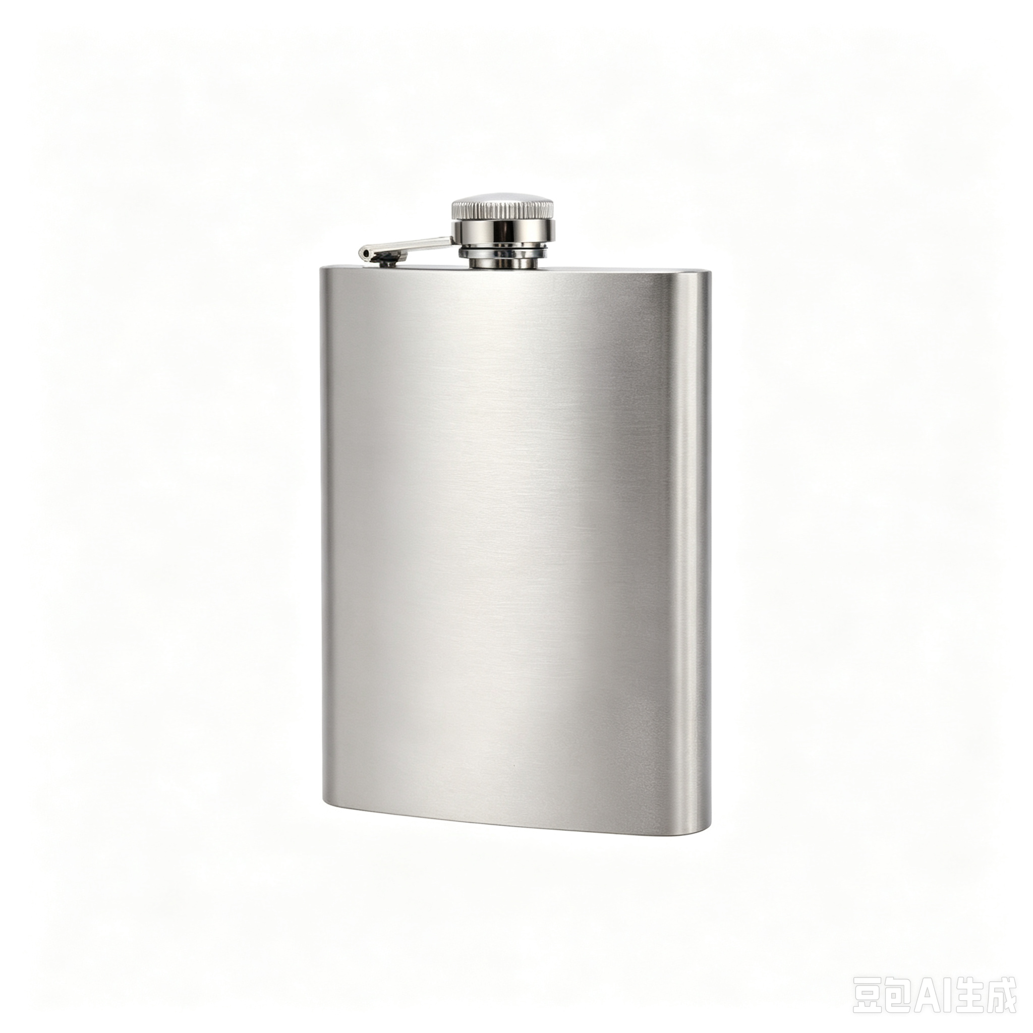 Flasque en acier inoxydable de 8 oz view 2