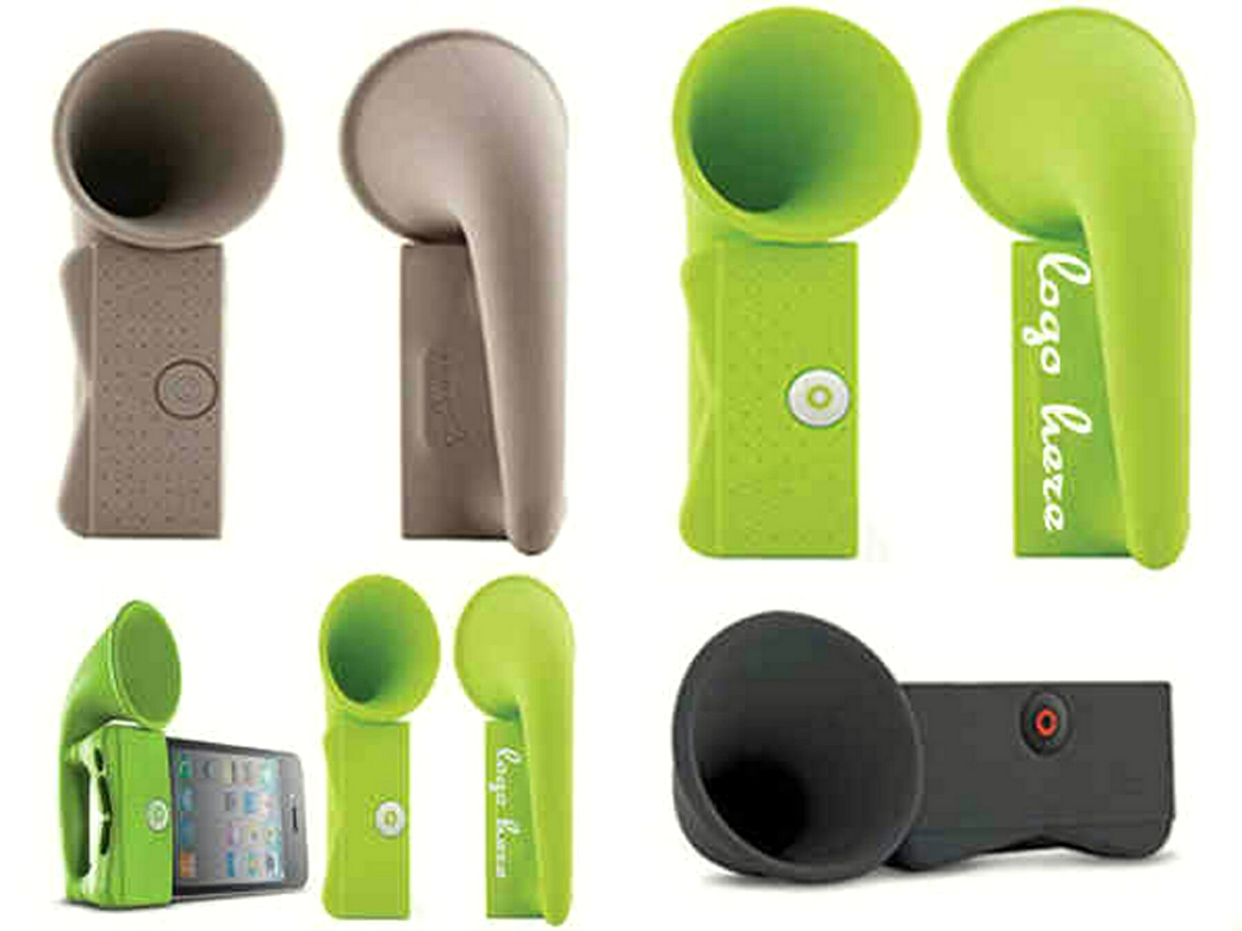 Amplificateur de téléphone en silicone