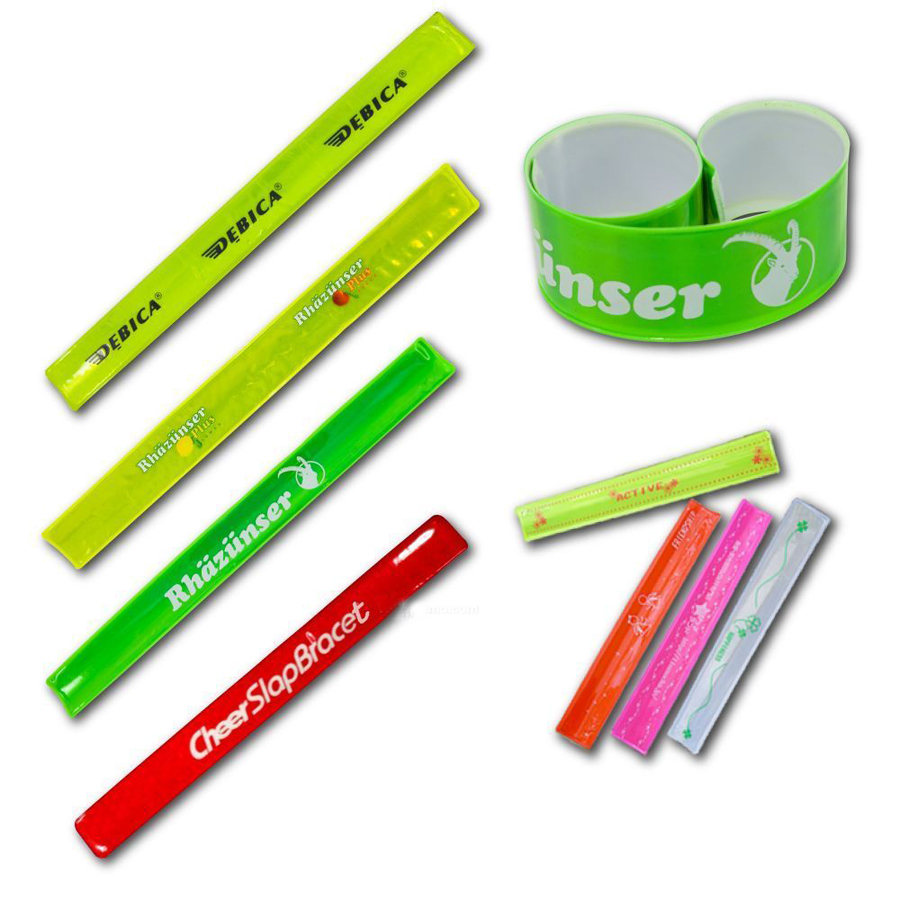 SnapGlow Band - Reflective Pvc Slap Bracelet