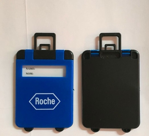 Tag à bagages en caoutchouc souple pvc