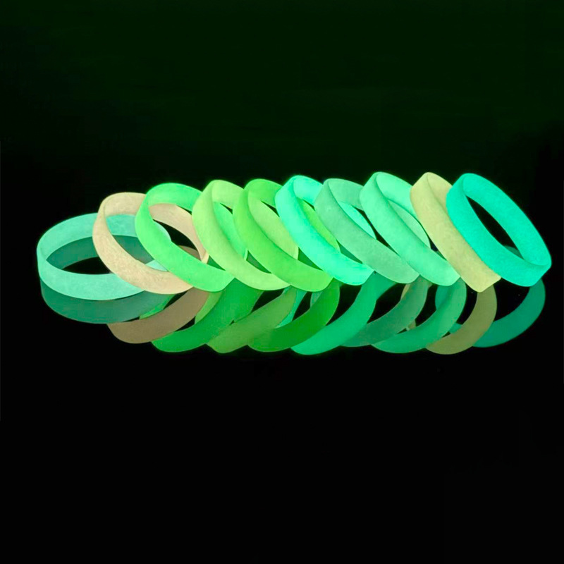 Glow In The Dark Silicone Wristband view 2