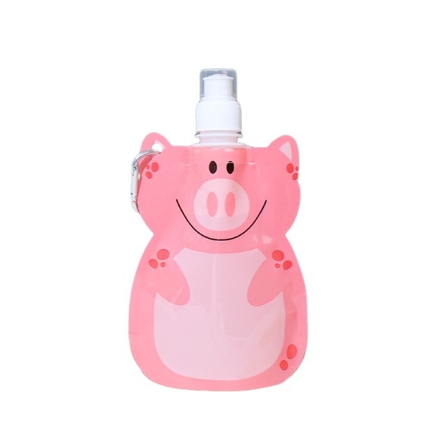 Bouteille d'eau pliante en forme d'animal view 2