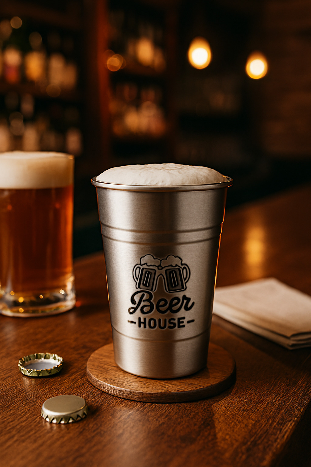 Lightweight Stainless Steel Drinking Mug