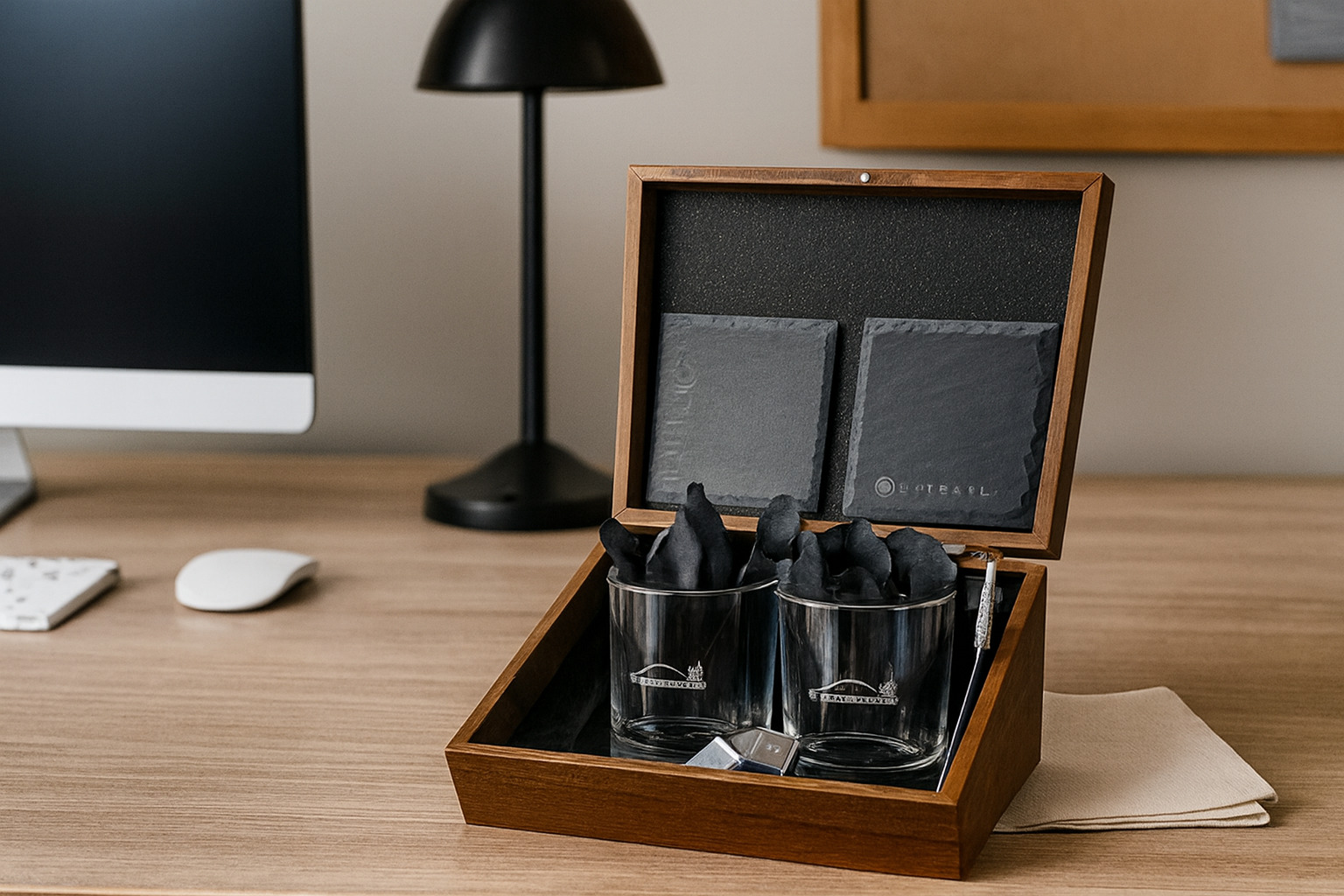 Whiskey & spiritueux coffret cadeau gentlemen toast