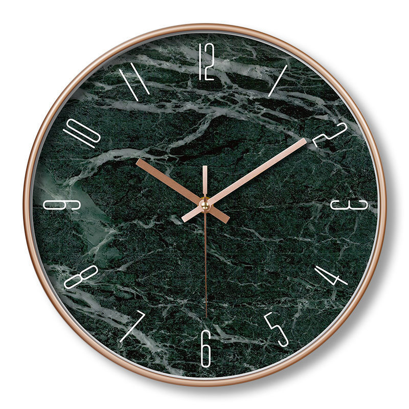 Horloge murale dorée 12"