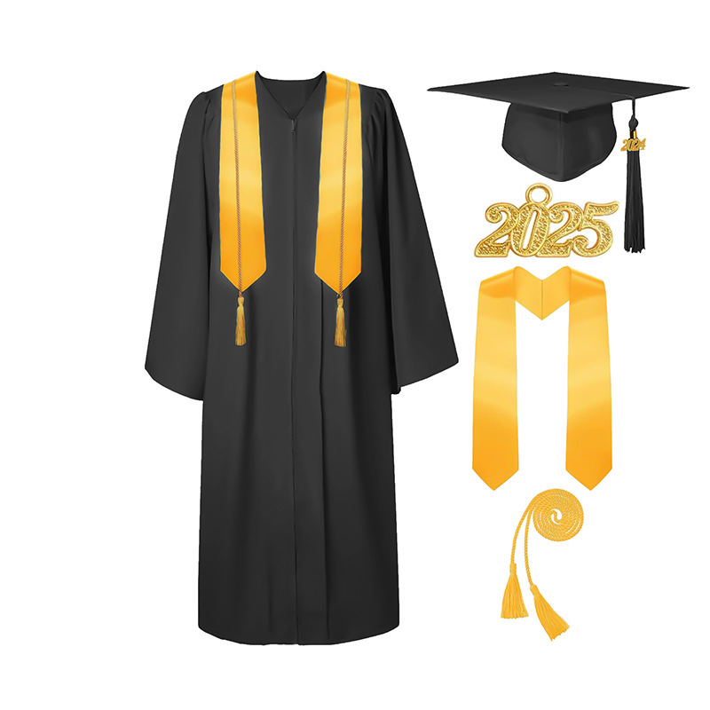 Jeu de bonnet de robe de remise de diplôme