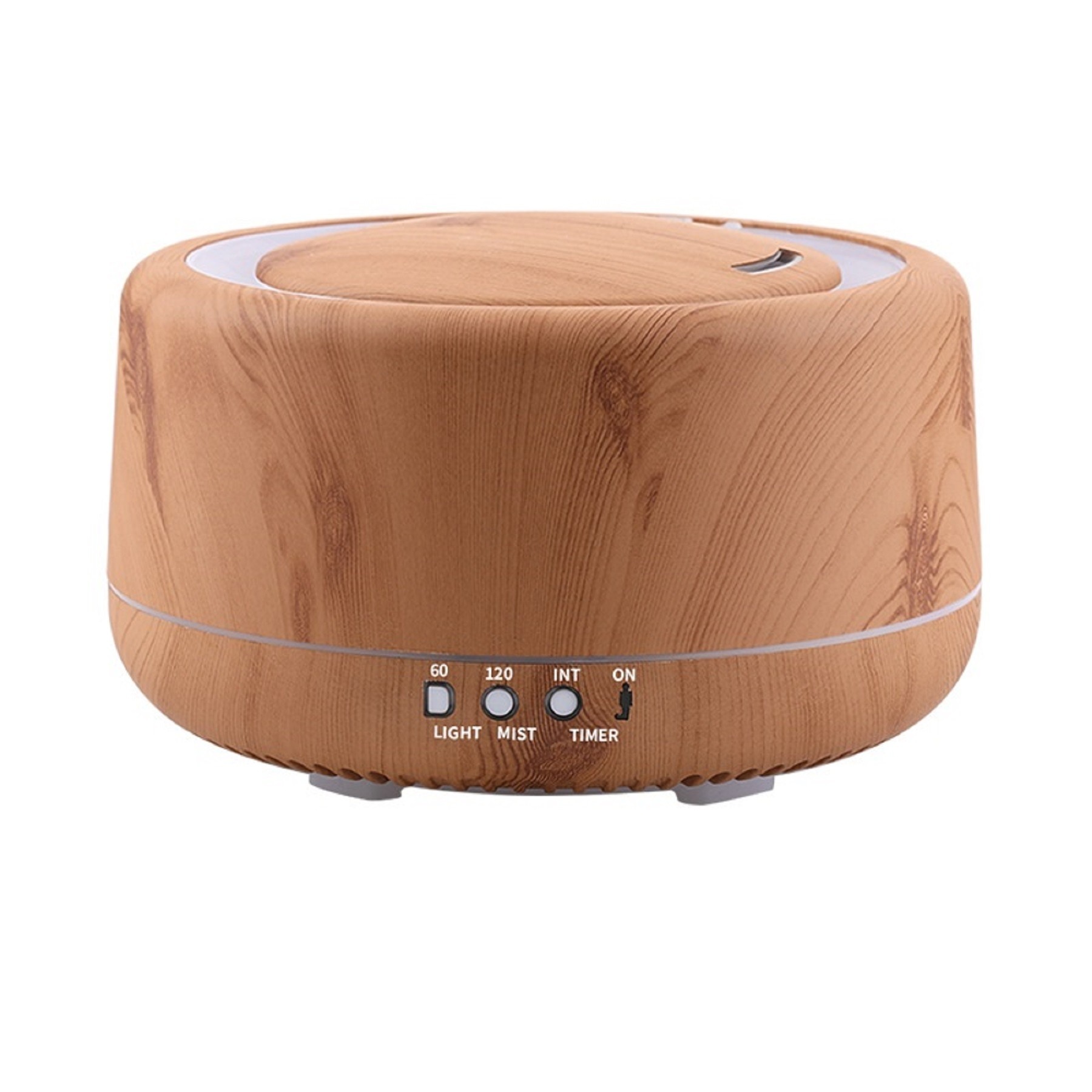 Humidificateur diffuseur d'arôme de grain de bois de 650 ml