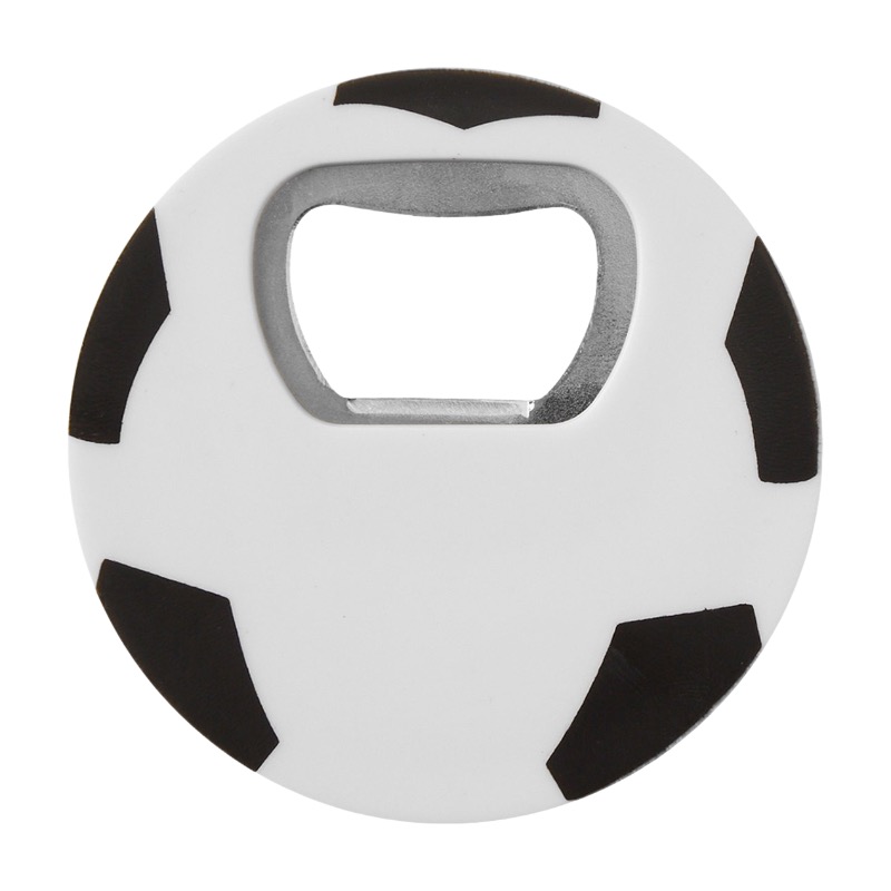 Ouvre-bouteille magnétique de ballon de soccer forme ronde