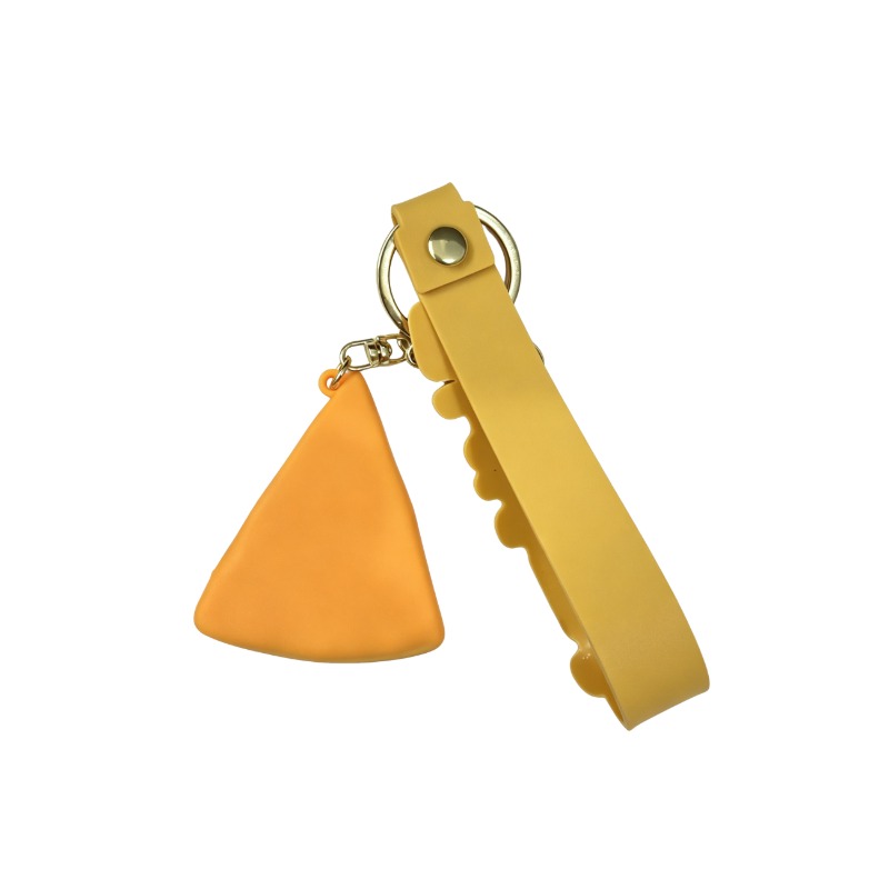 Pvc pisa tranche hot dog chips hamburger caractéristique keydhains