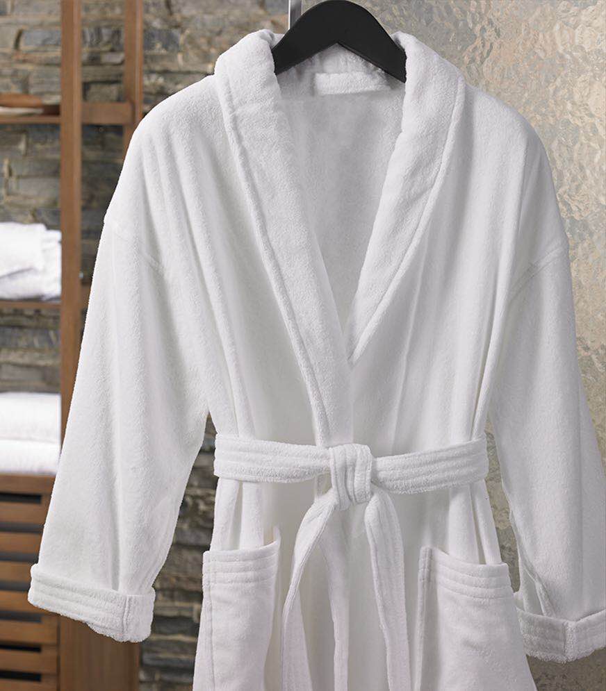 Robe de salon en peluche
