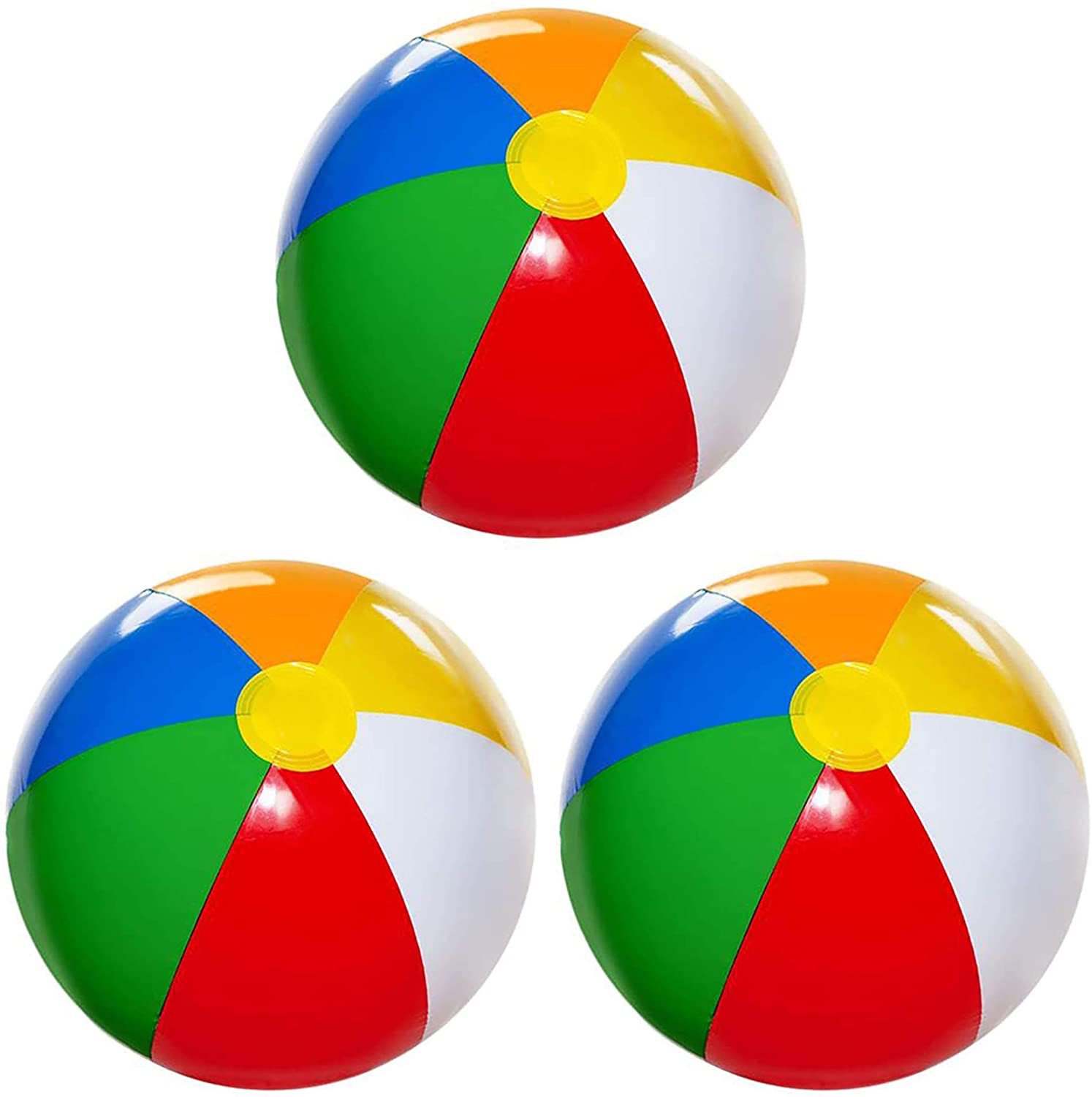 16 Inch Stars & Stripes Inflatable Beach Ball