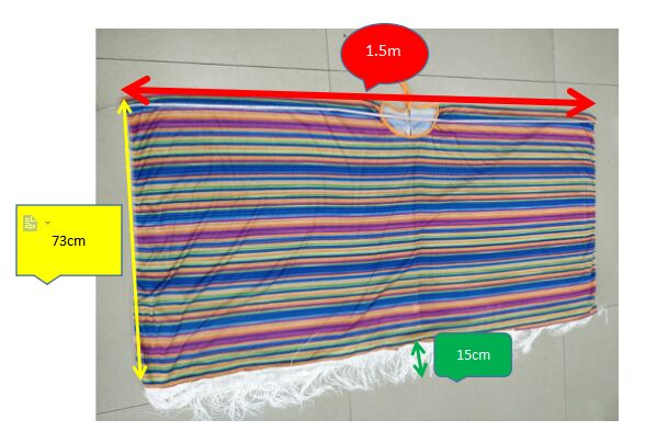 Ponchos de coton