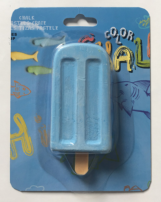 Popsicle acera tiza