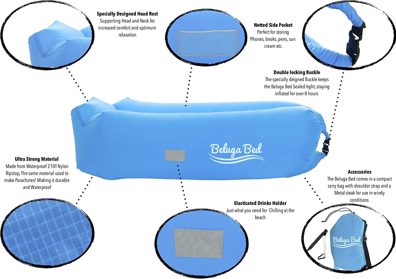 Hamaca de aire inflable