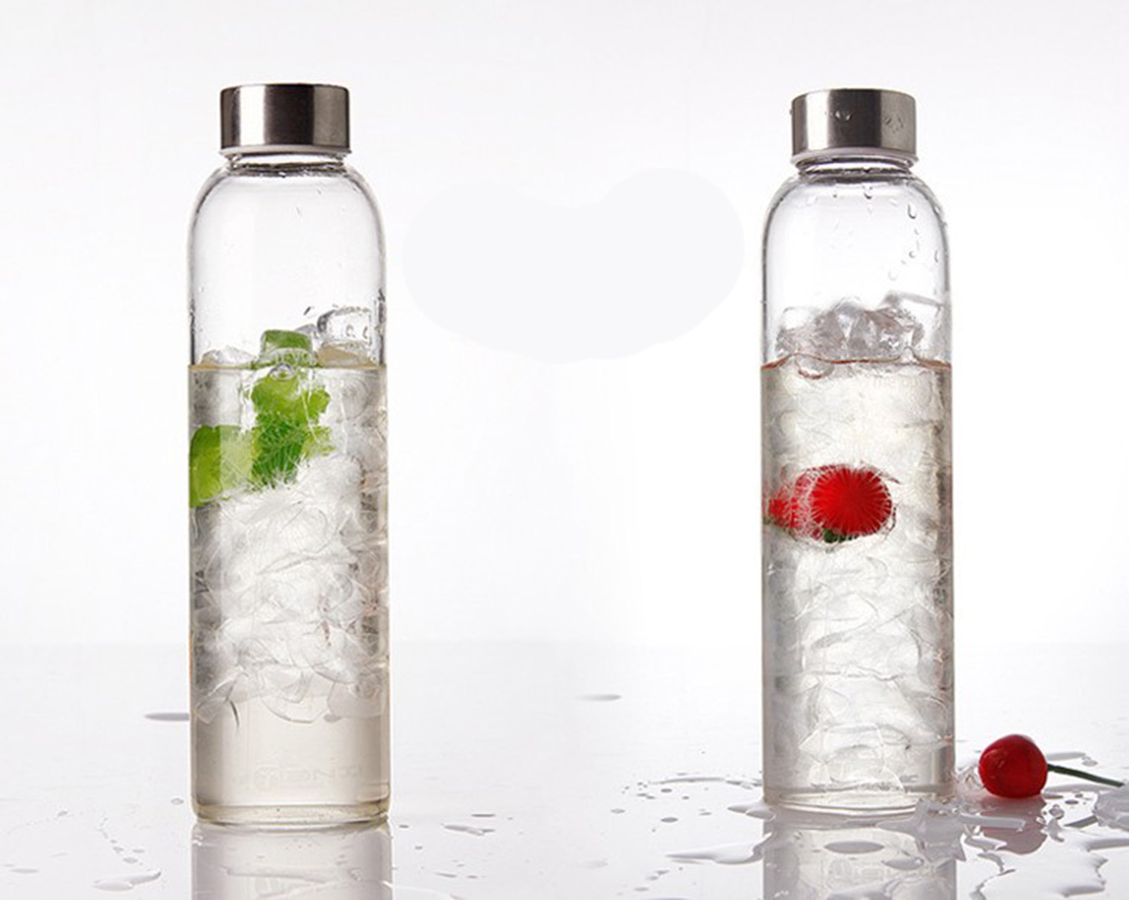 Glass Water Bottle
