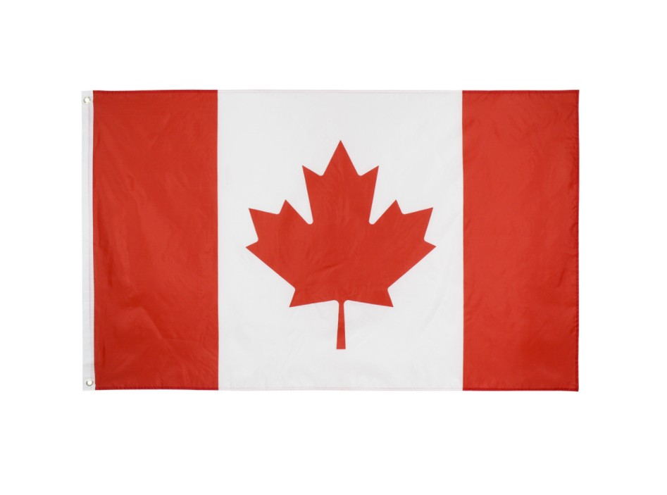 Drapeau polyester canada