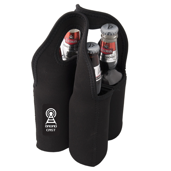 Sachet en néoprène pour transporter 4 bières en bouteille