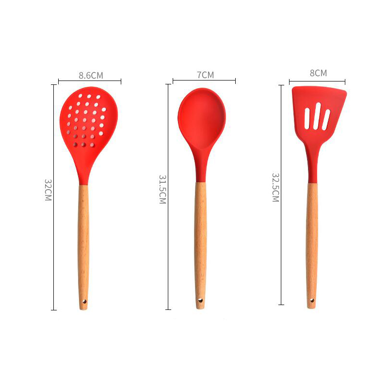 Outils de cuisine en silicone