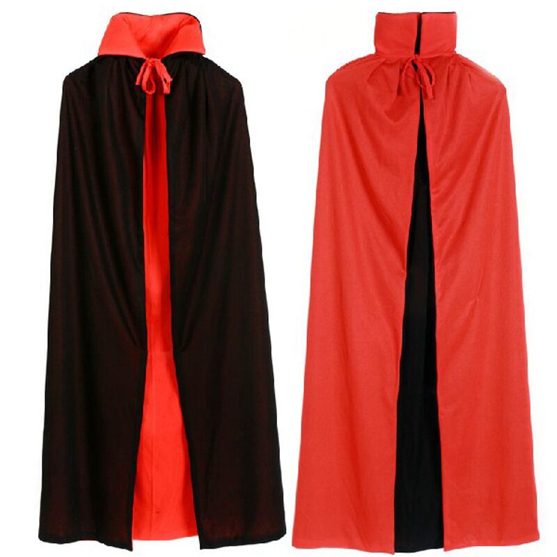 Manteau double rouge et noir
