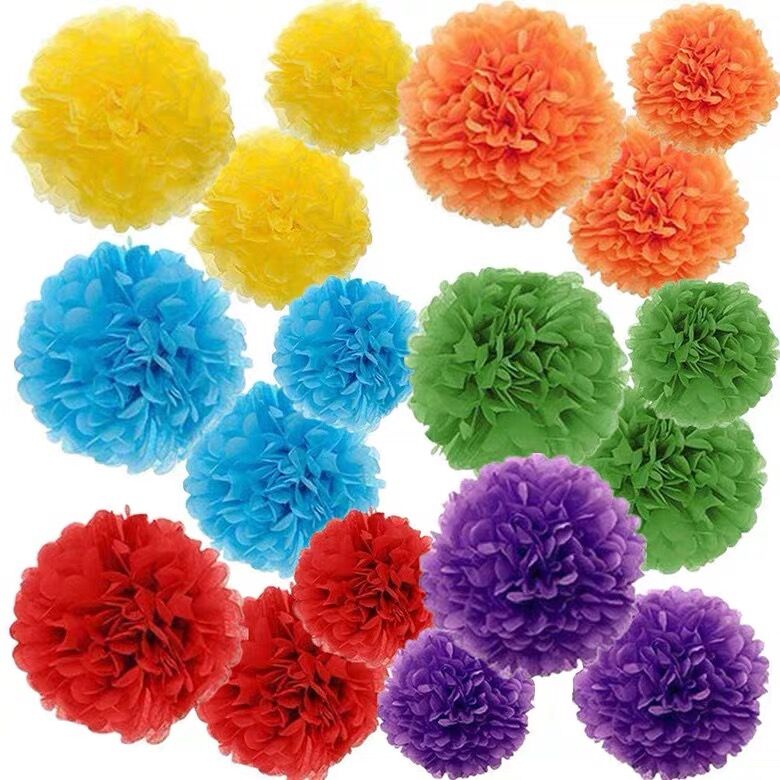 Pompom en papier de 12 pouces