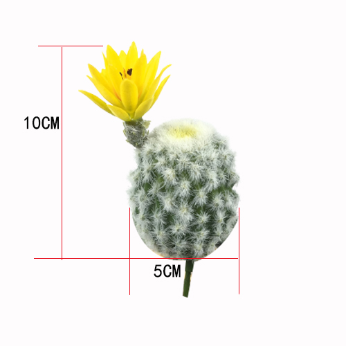 Artificial cactus-sin maceta de flores