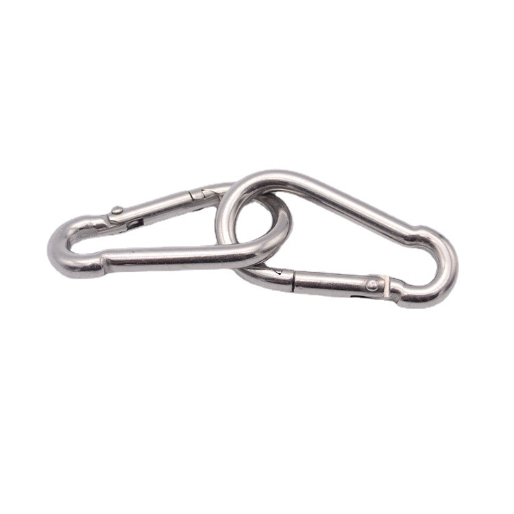 Clip mousqueton en acier inoxydable de 3,15"