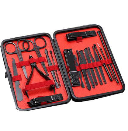 Ensemble de 18 outils à ongles