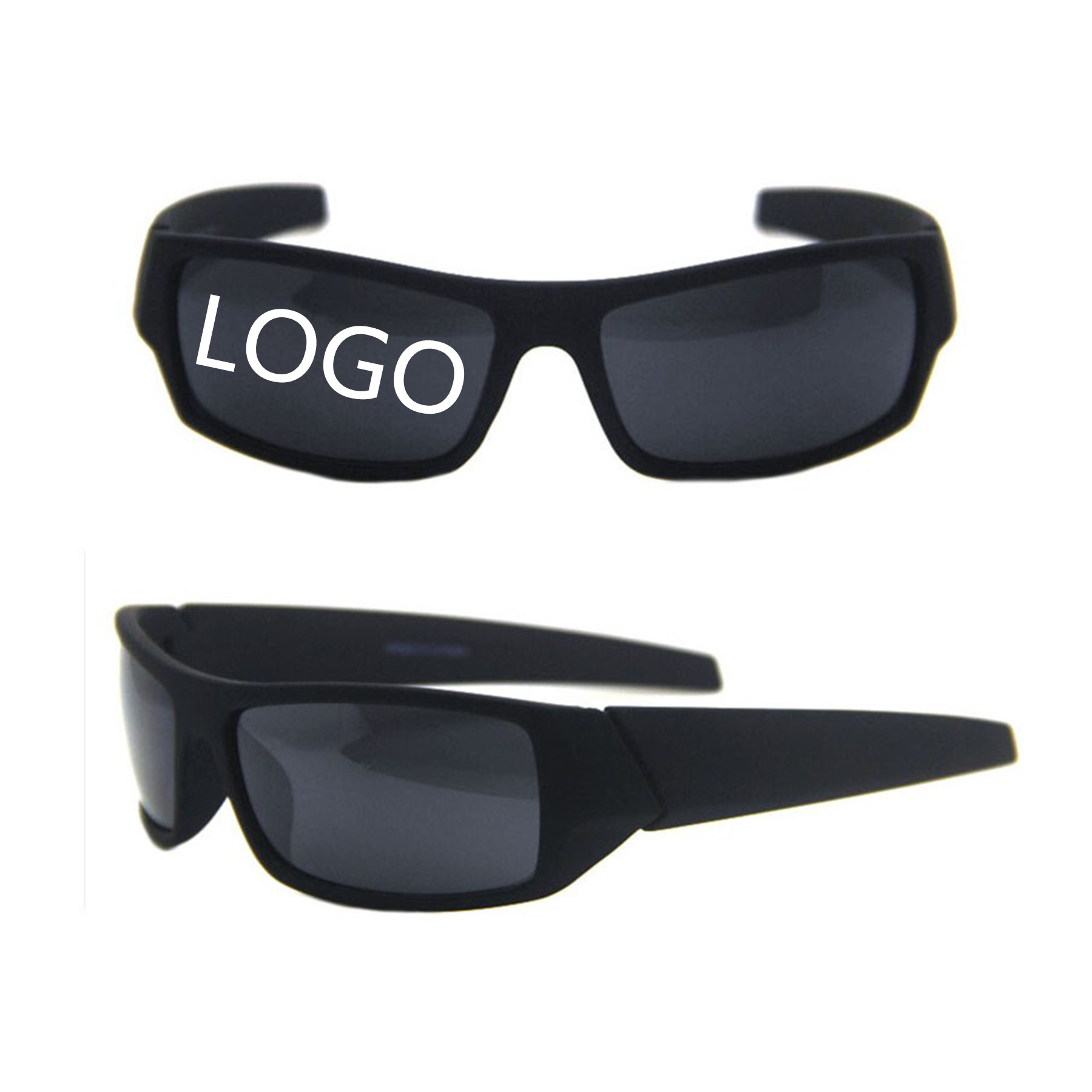 Lunettes de soleil à gros caractères
