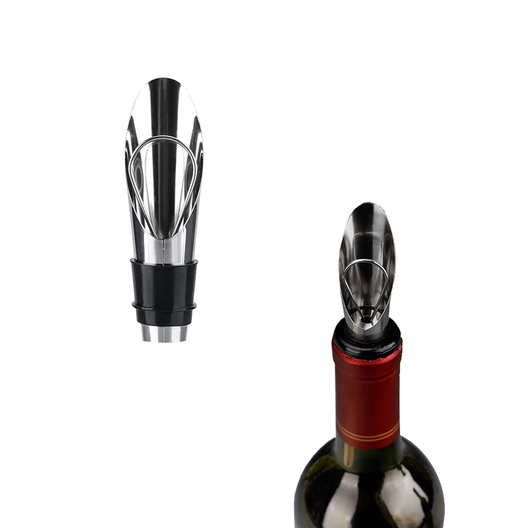 Vitrina y tapón