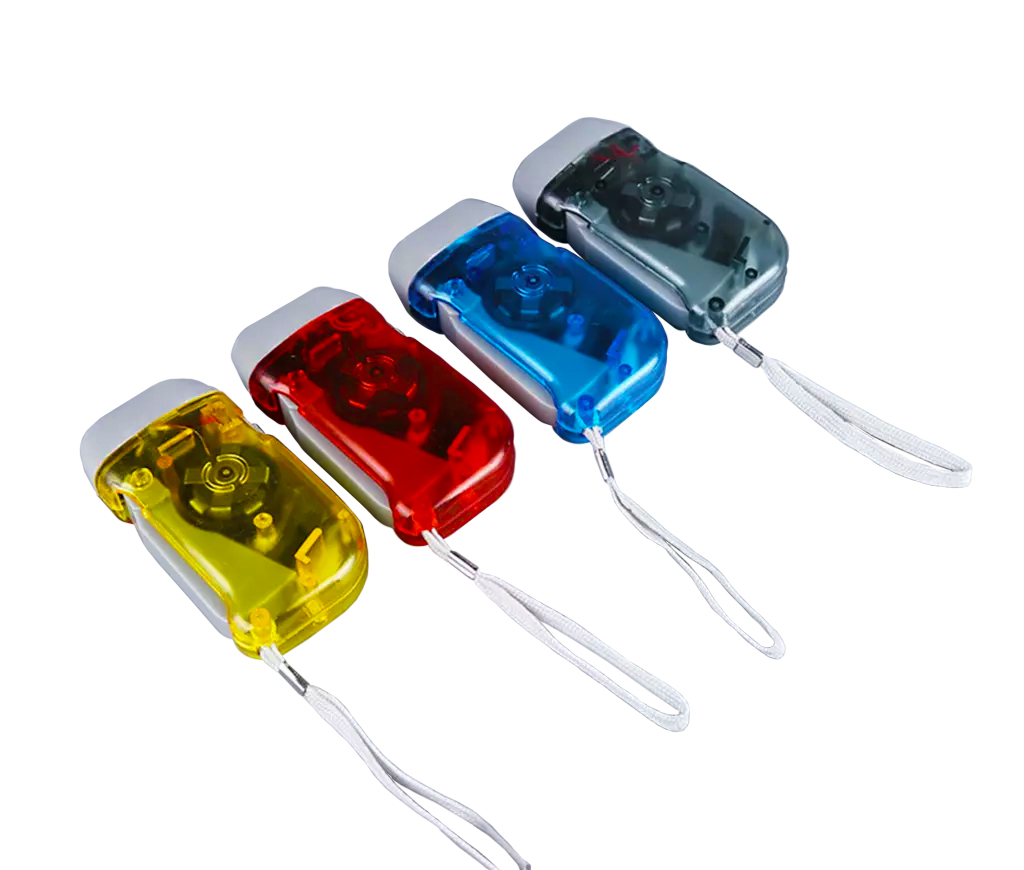 Hand-pressed Led Flashlight Dynamo Torch