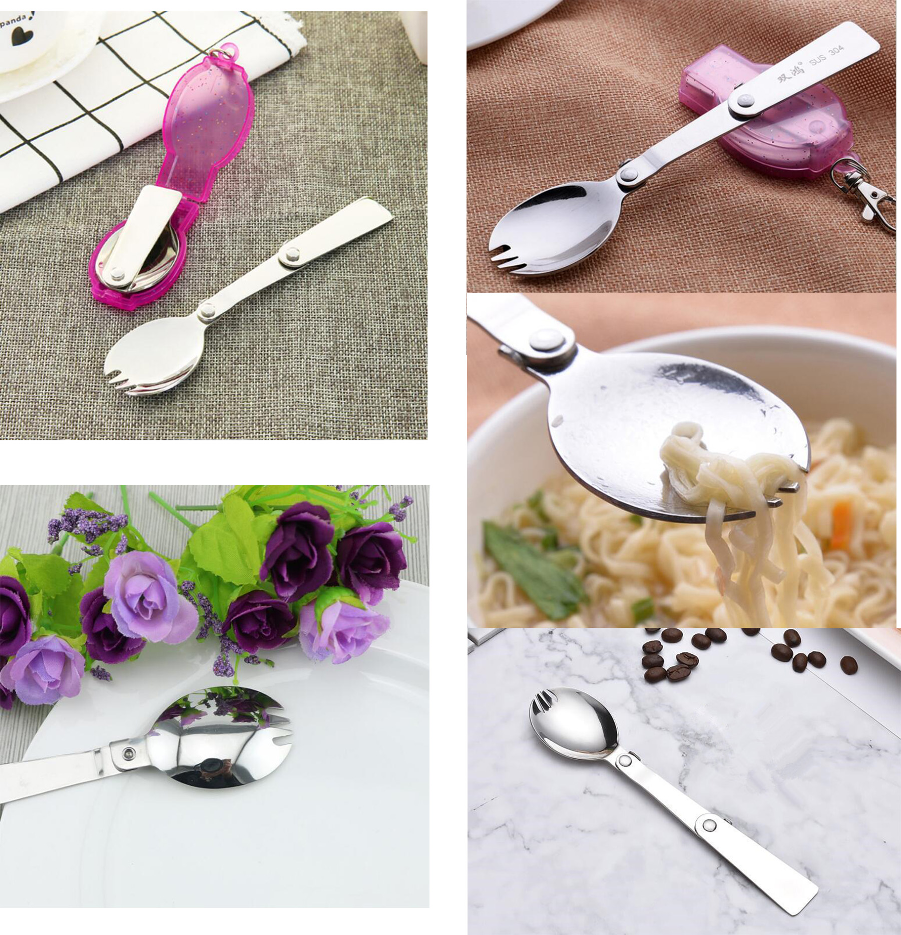Portable Stainless Steel Fork