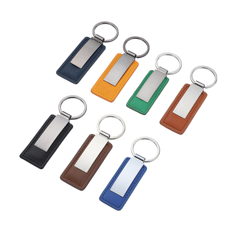 Leather Key Chains+gift Box