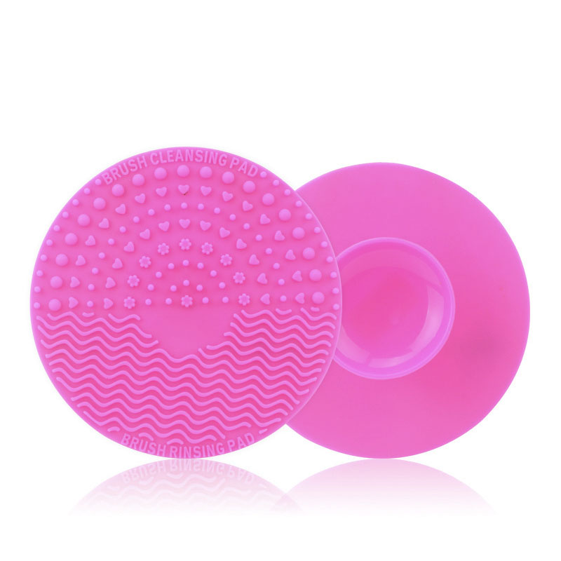 Silicone Makeup Brush Cleaning Mat With Suction Cup