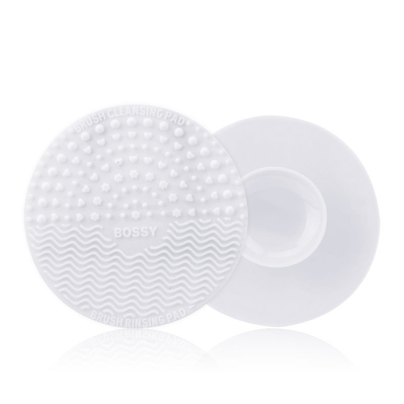 Tapis de nettoyage de brosse de maquillage en silicone avec ventouse view 2